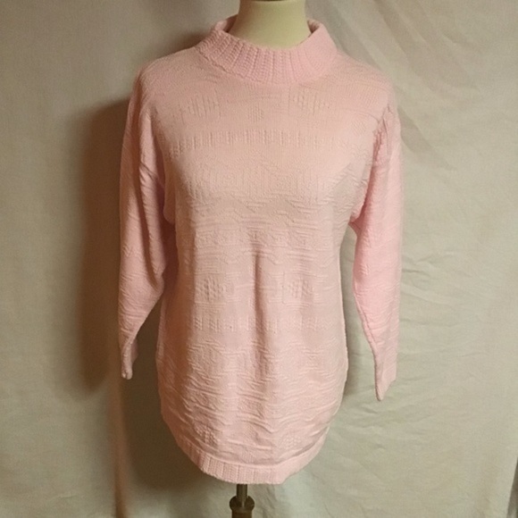 Vintage 90s pink oversized sweater - Picture 4 of 8
